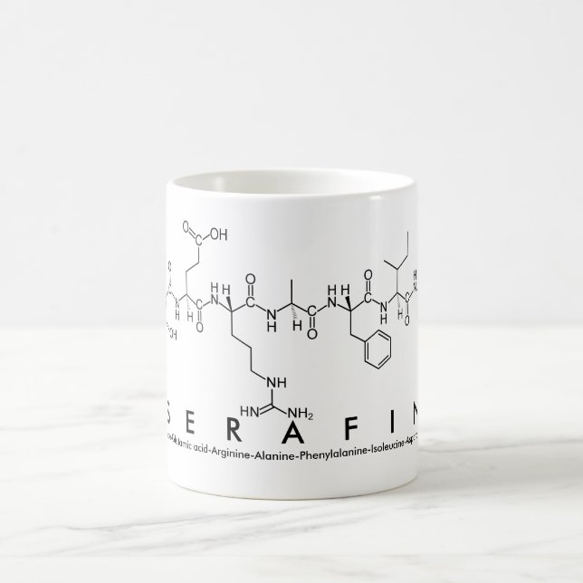 Mug Masse de nom du peptide Serafin (Centre)