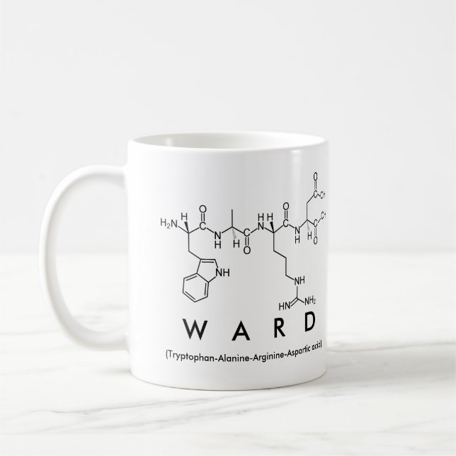 Mug Masse du nom du peptide de garde (Gauche)