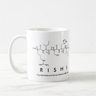Mug Masse du nom du peptide de Rishi
