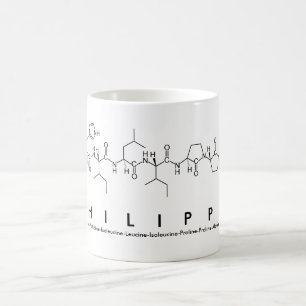 Mug Masse du nom du peptide philippin