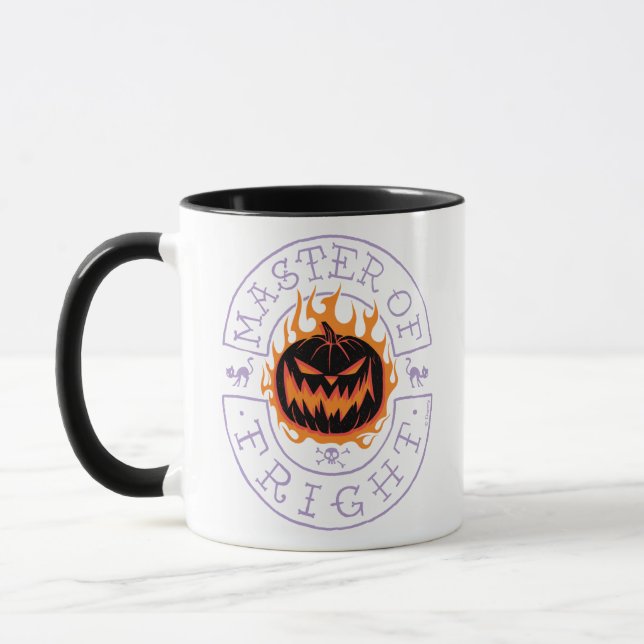 Mug Master of Fright - Tête Citrouille flamboyante (Gauche)