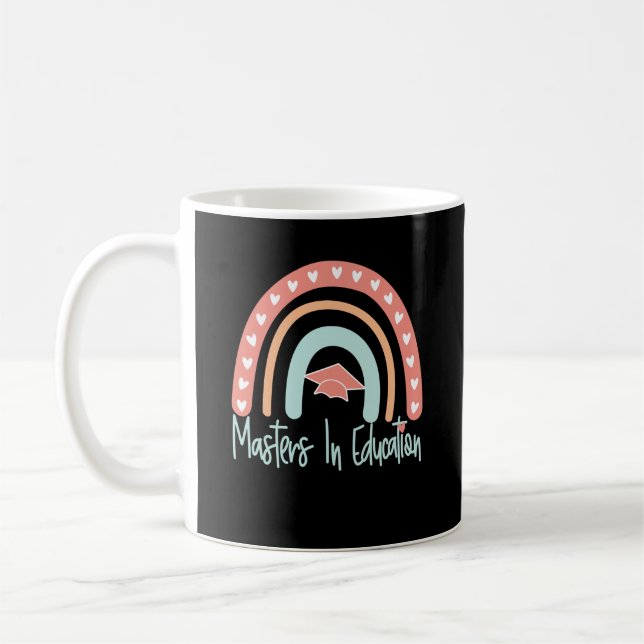 Mug Masters Degree in Education Graduation MED Cadeau (Gauche)
