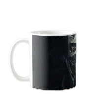 Mate Black Porcelain Coffee Mug, Smilatte Classic