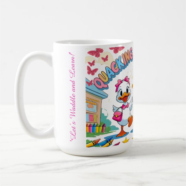 Mug "Maternelle Coin Coin – Canard Mignon de Rentrée S (Gauche)