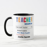 Math Best Teacher Cadeau