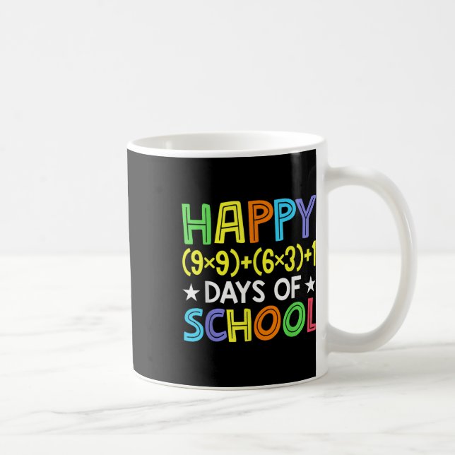 Mug Math Formula 100 Jours D'École Drôle Enseignant Ma (Droite)