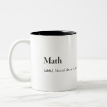 Mug math funny