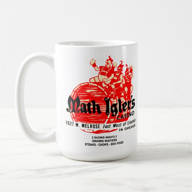 Mug Math Igler's Casino Restaurant, Chicago (Gauche)