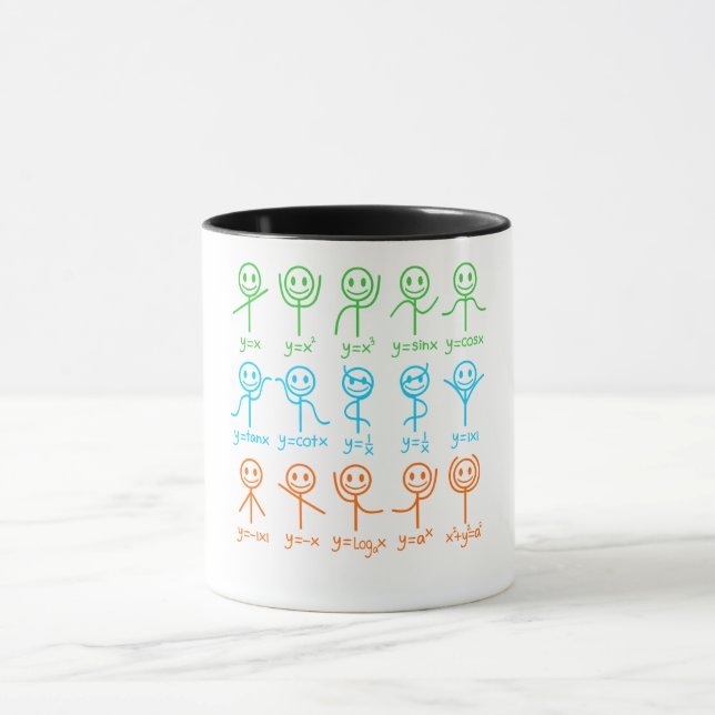 Mug Math Teacher Dance Equation Mathematic Maths (Centre)