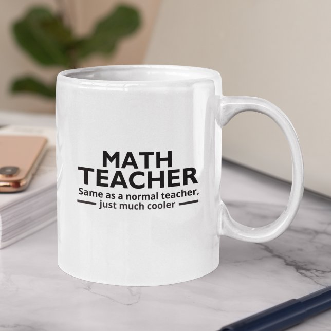 Mug Math Teacher Funny Math (Créateur téléchargé)