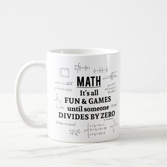 Mug Maths : Tout est amusant et amusant jusqu'à ce que (Gauche)