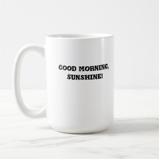 Mug matin, café, tasse, tasse, amusement, verrerie