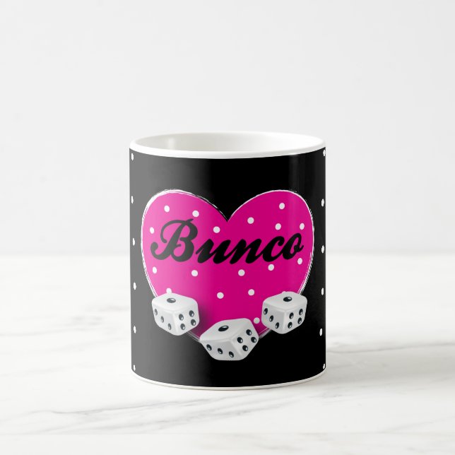 Mug Matrices roses élégantes de Valentine Bunco de (Centre)
