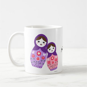 Mug Matryoshka jolies poupées russes de nidification M