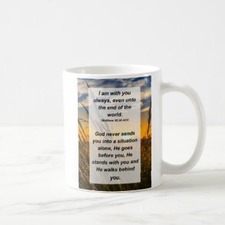 Mug Matthew 28:20 Je suis toujours avec toi