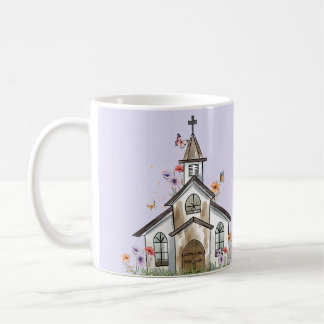 Mug Matthieu 18:20 Église dans le bois sauvage