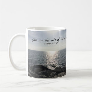 Mug Matthieu 5:13 Vous êtes le sel de l'océan terres