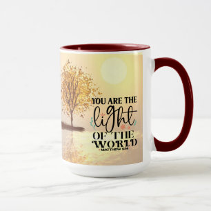 Mug Matthieu 5:14 Vous êtes la Lumière de la Bible Mon