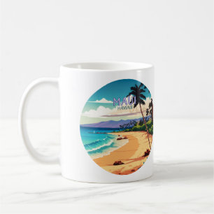 Mug Maui Hawaii Kaanapali Beach Rétro Vintage