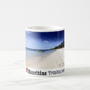 Mug Maurice - I Love - Plage tropicale -