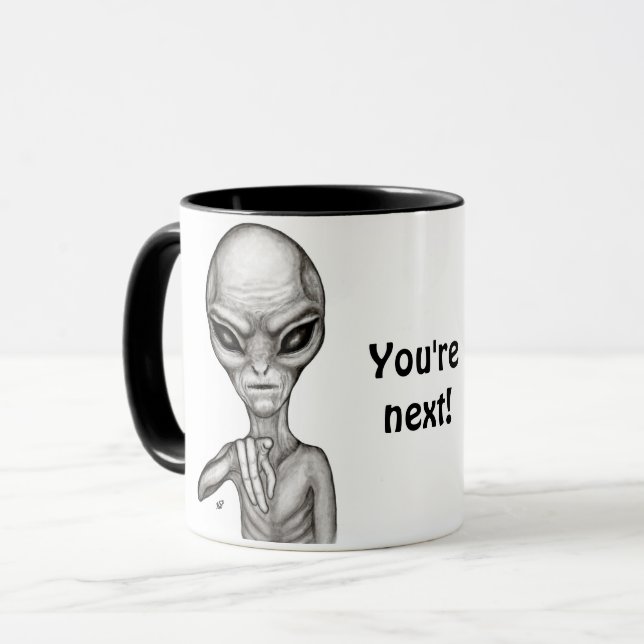 Mug Mauvais Alien, Tu es le prochain ! (Devant gauche)