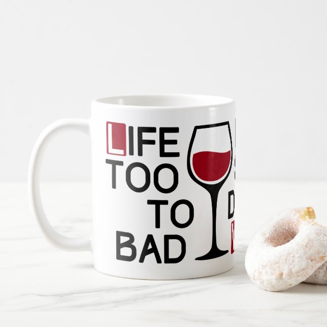 Mug Mauvais vin (Avec donut)