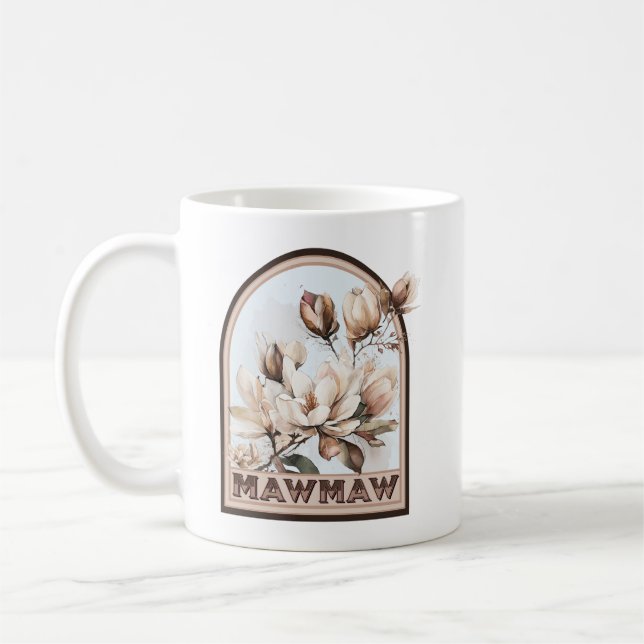Mug Mawmaw Vintage Floral Grand-mère (Gauche)