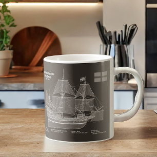 Mug Mayflower - Plan directeur des navires PD