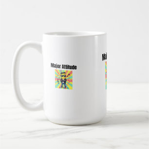 Mug Mayor Attitude - Cool Confident Kid Cartoon with S