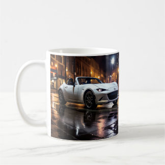 Mug Mazda MX5 Miata ND Gen 4 Snowflake White Pearl Mu