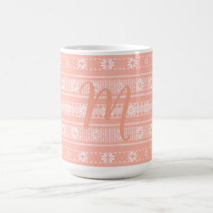 Mug MAZIPOODLES Floral rayé tricot côtelé 202 M