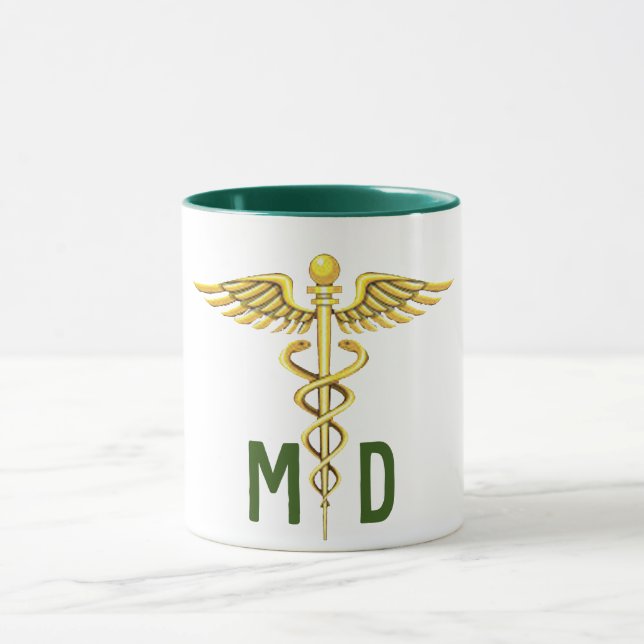 Mug md médecin profession médicale symbole universel (Centre)