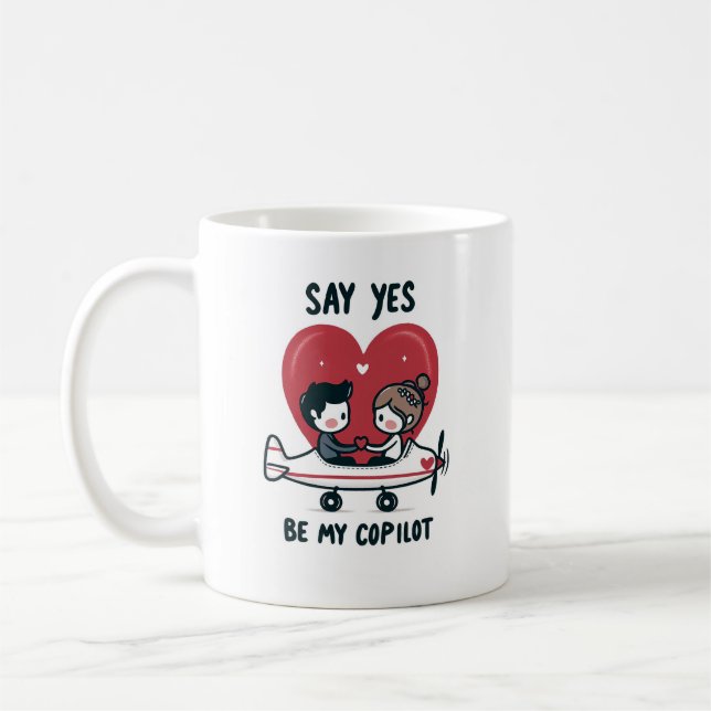 Mug Me Marieriez-Vous Cadeau, Cadeau Proposition, Fian (Gauche)