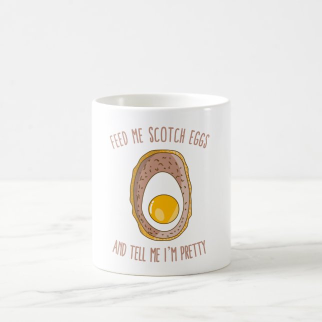 Mug Me nourrir d'oeufs écossais et me dire que je suis (Centre)