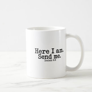 Mug Me voici Seigneur envoie-moi T Foi chrétienne Reli