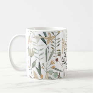 Mug Meadow Fleurs sauvages : Aquarelle Charme.