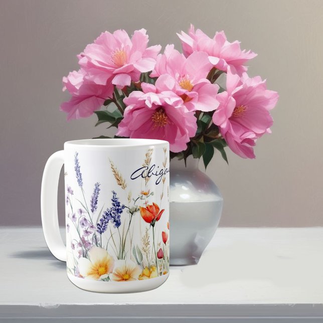 Mug Meadow Flowers and Lavender (Créateur téléchargé)