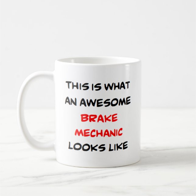 Mug mécanicien de frein, génial (Gauche)