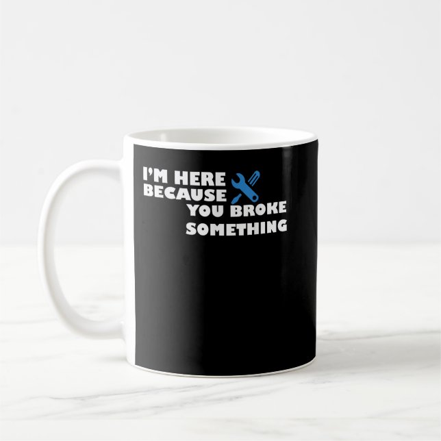 Mug Mécanicien Électricien Plumber Papa Père Papa Papa (Gauche)