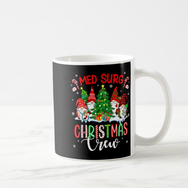 Mug Med Surg Christmas Crew Group Gnomes Decorating Xm (Droite)