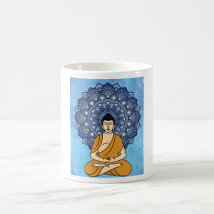 Mug Médaille de Bouddha Mandala Retro