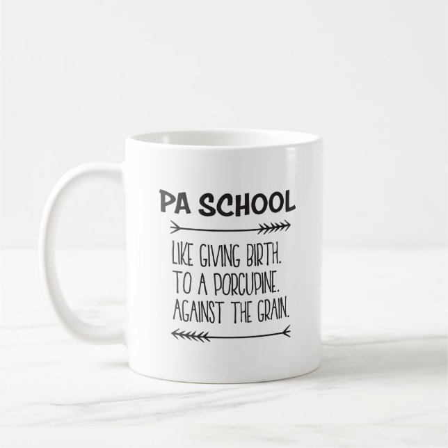 Mug Médecin de l'école PA Funny, étudiant adjoint (Gauche)