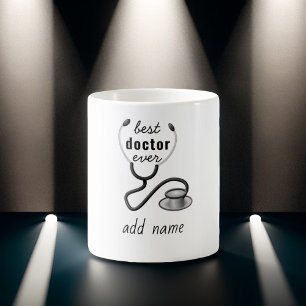 Mug Médecin personnalisé le meilleur merci docteur