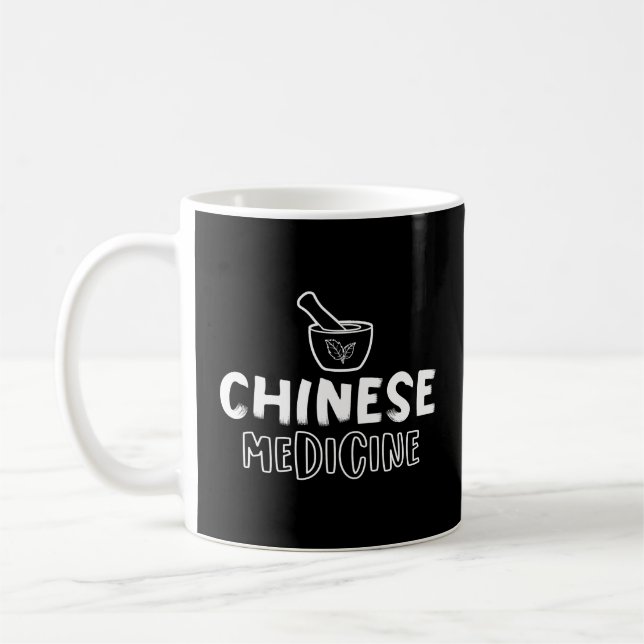 Mug Médecine chinoise Herbes Médicales Hérbaliste Thér (Gauche)