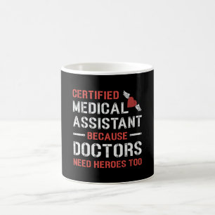 Mug Médecine infirmière adjointe Médicale certifiée