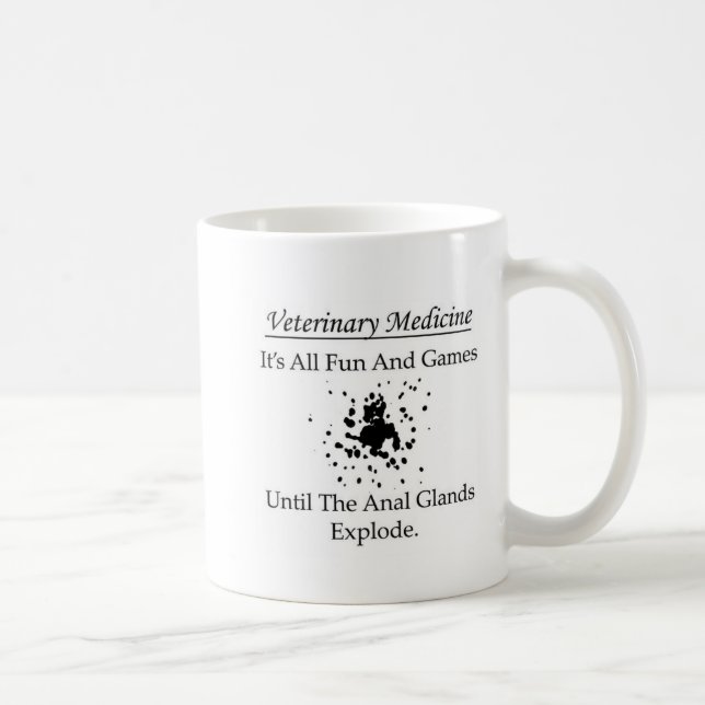 Mug Médecine vétérinaire - c'est tous les amusement et (Droite)