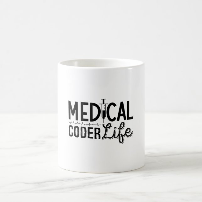 Mug Medical Coder Life Assistant ICD Programmer Coding (Centre)