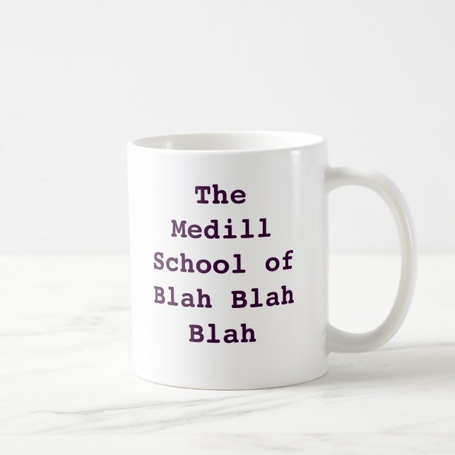 Mug Medill : Blah - fade (Droite)