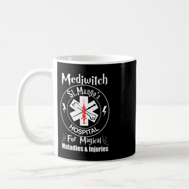 Mug Mediwitch Magical Staff St Mungo ' ; s Hospital (Gauche)