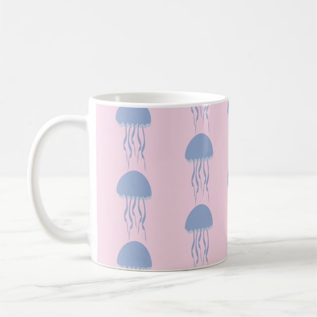 Mug Méduse rose  (Gauche)